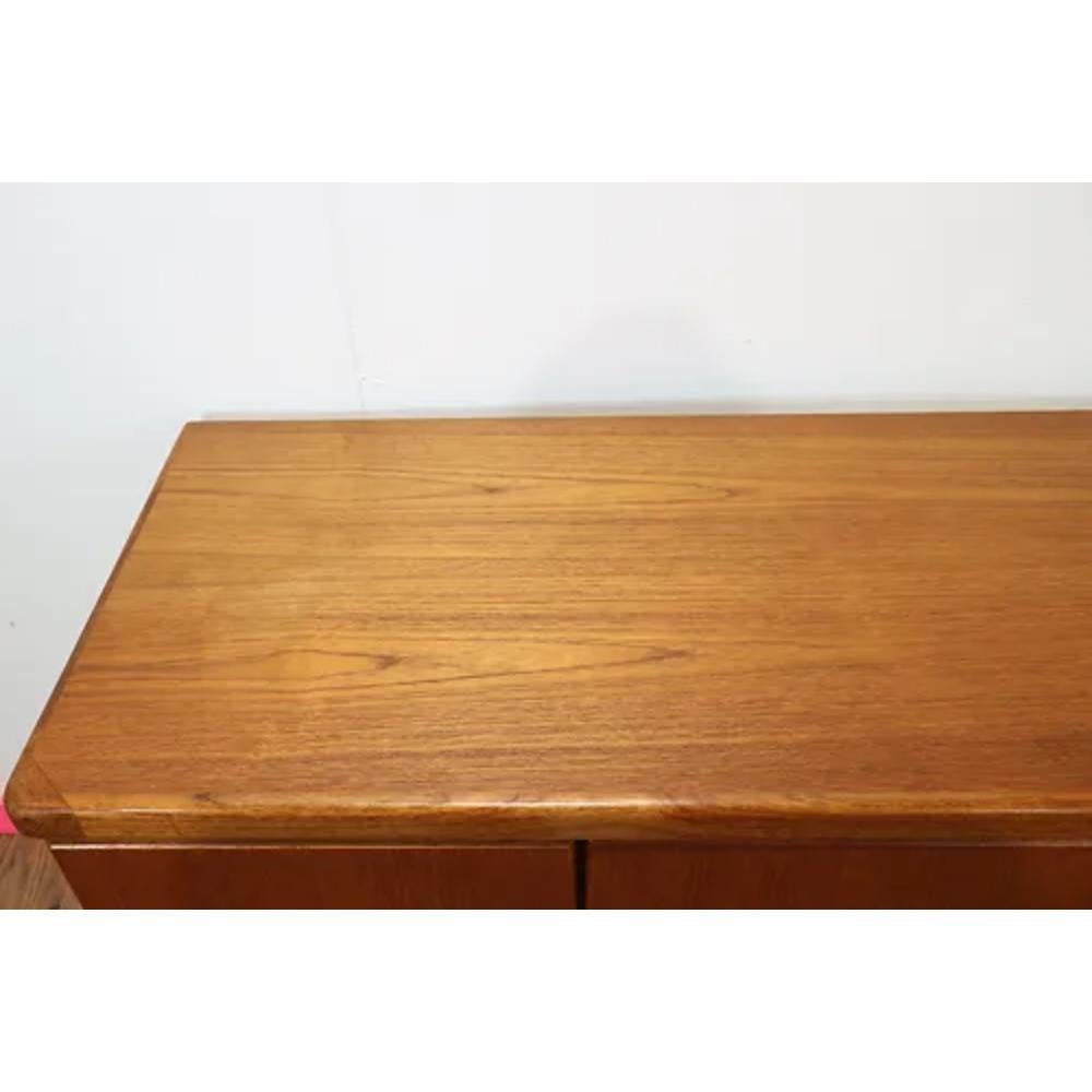 Teak Mid Century Modern Vintage teak Danish Credenza Sideboard by Cristian Linneberg For Sale