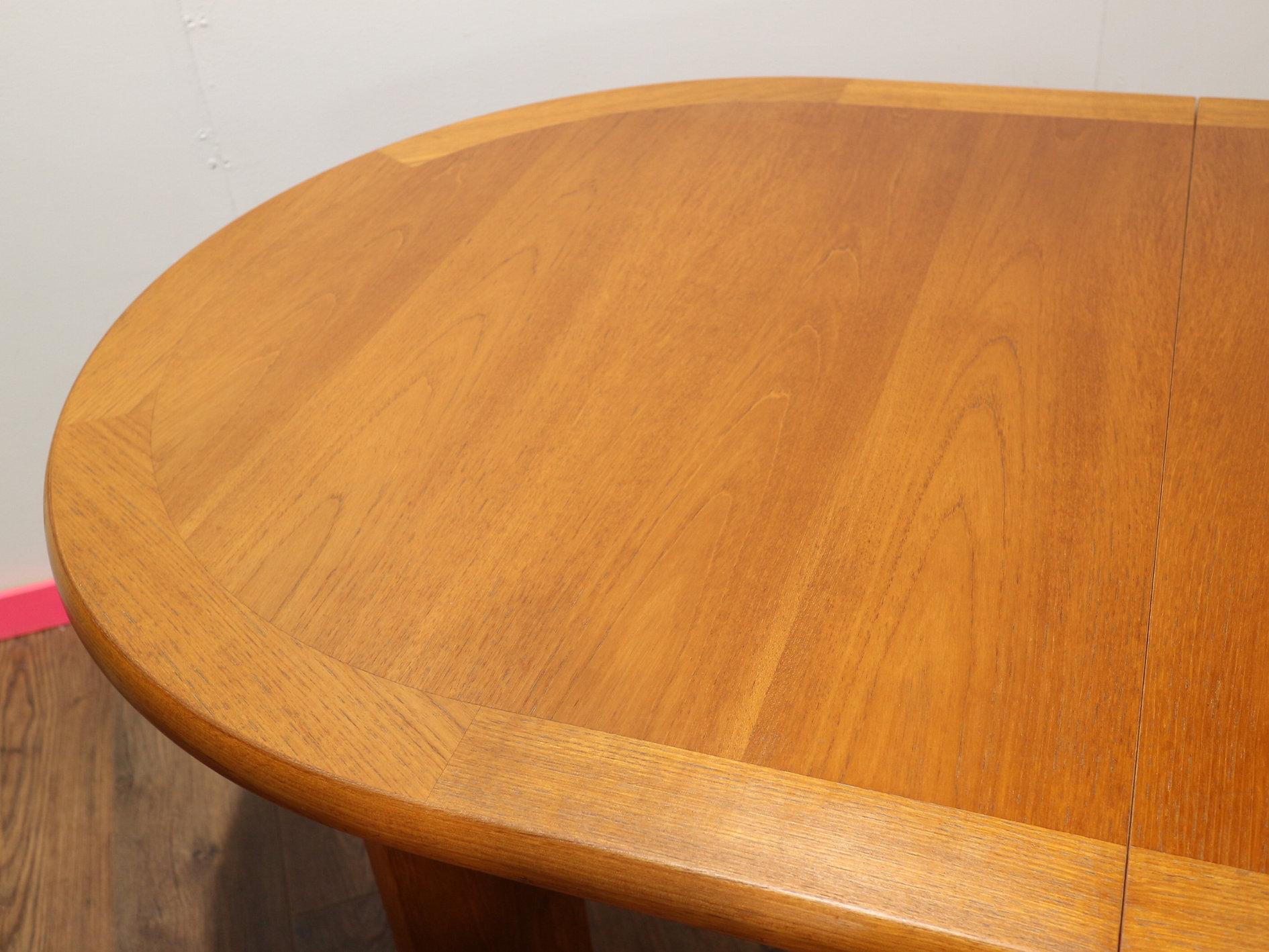 Mid Century Modern Vintage Teak Danish Extending Dining Table Danish Style 3
