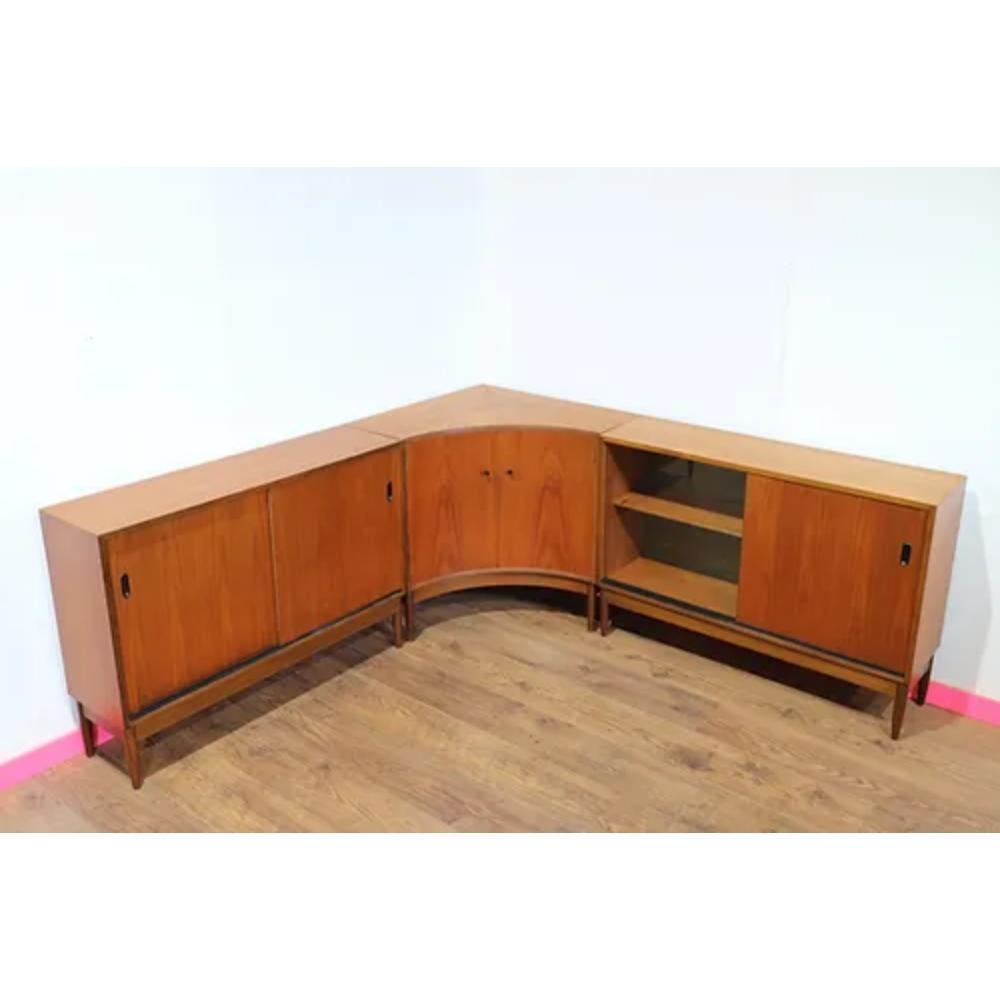 Mid-Century Modern Mid Century Modern Vintage Teak Danish Style Cabinet by Greaves and Thomas For Sale