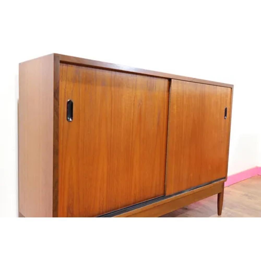 Mid-20th Century Mid Century Modern Vintage Teak Danish Style Cabinet by Greaves and Thomas For Sale