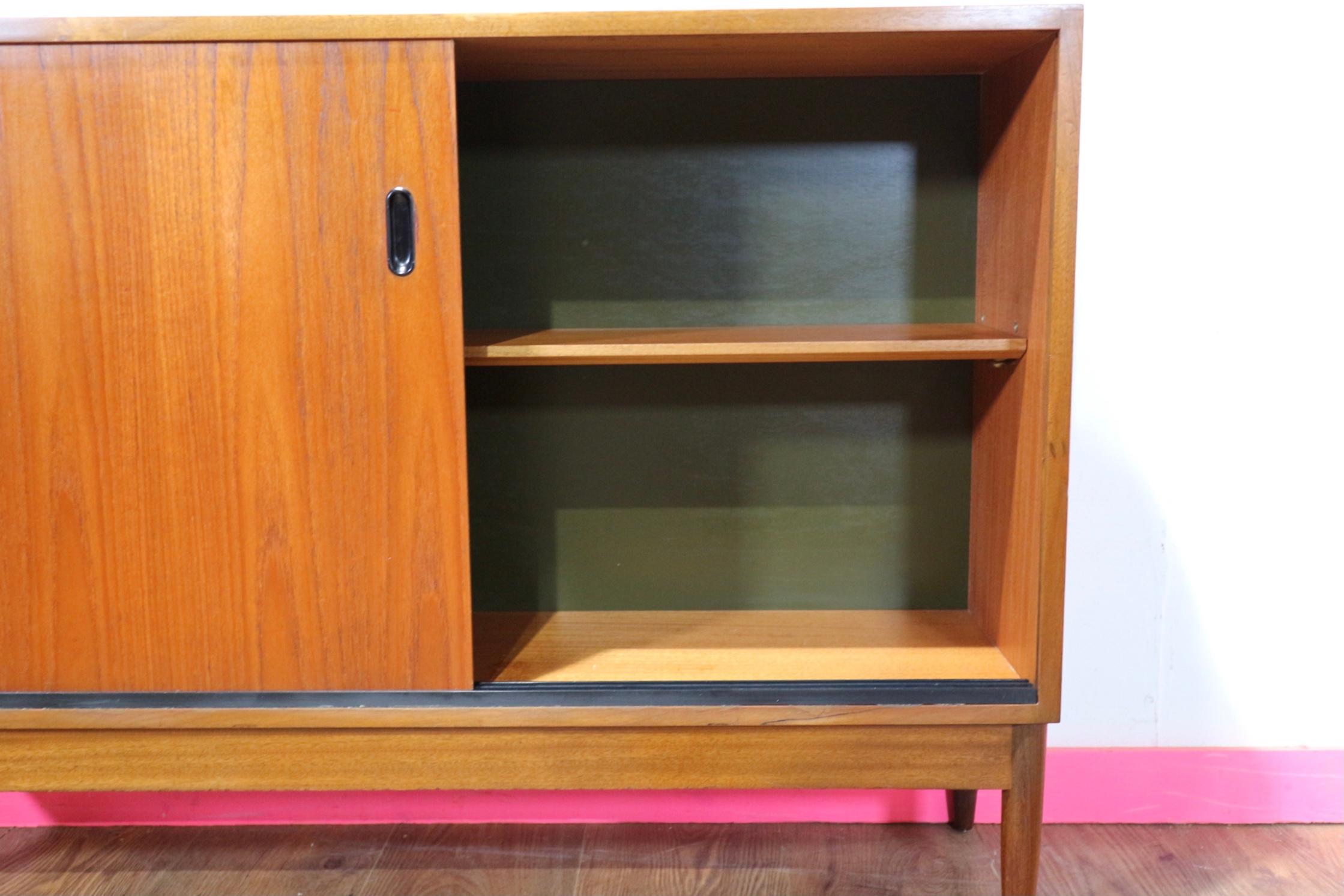 Mid Century Modern Vintage Teak Danish Style Cabinet by Greaves and Thomas For Sale 3
