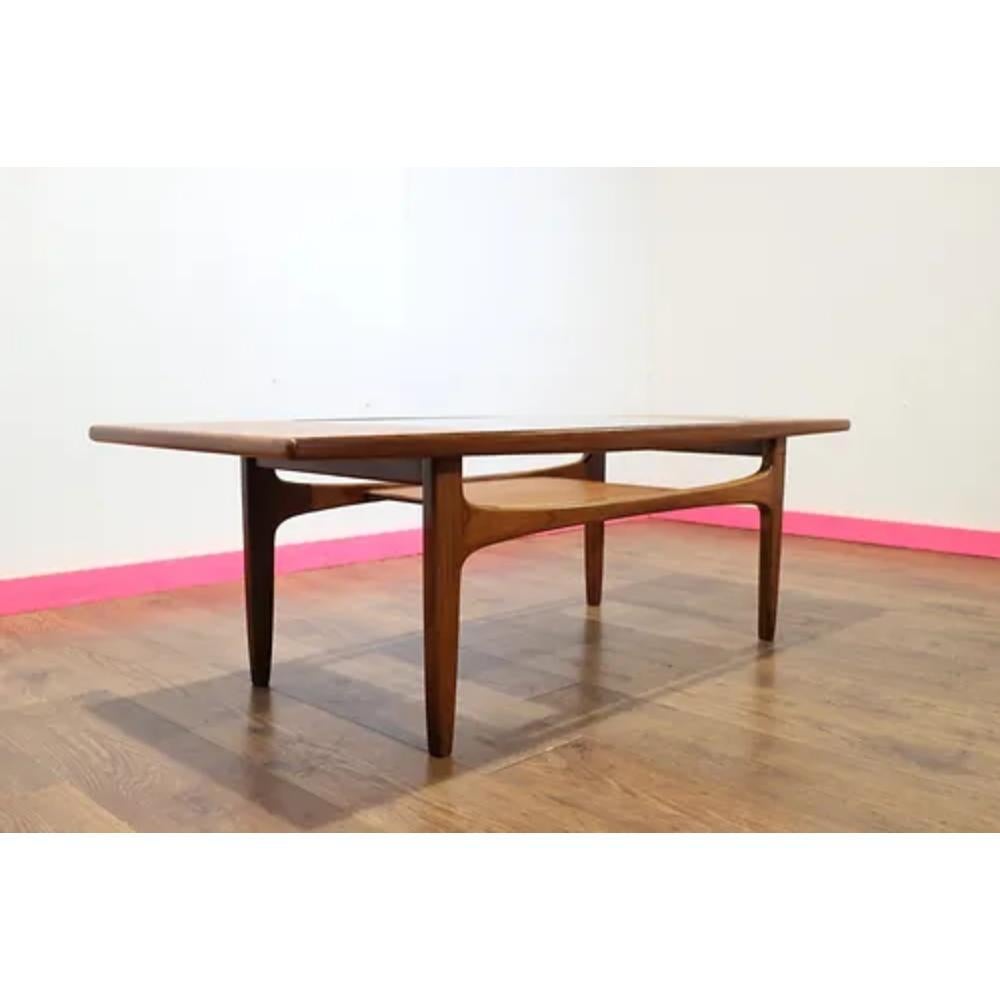 Mid Century Modern Vintage Teak Danish Style G Plan Coffee Table For Sale 6