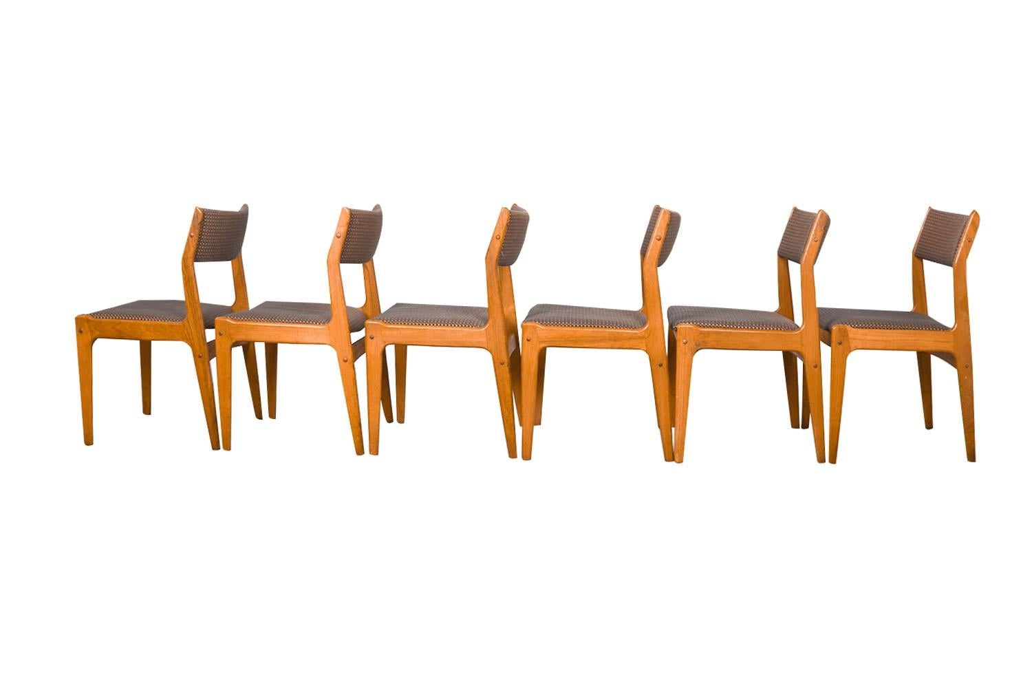 Danish Mid-Century Modern Vintage Teak Dining Chairs
