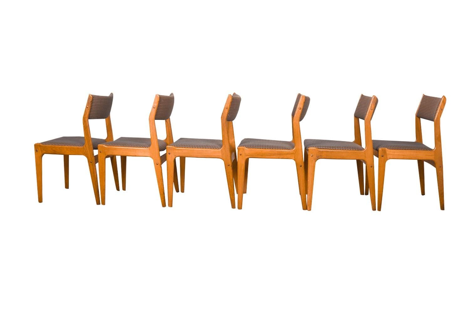 MidCentury Modern Vintage Teak Dining Chairs For Sale at 1stDibs