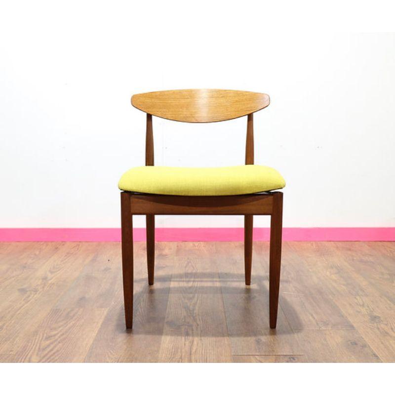 English Mid Century Modern Vintage Teak Dining Chairs x 4 by Lb Kofod Larsen for Gplan For Sale