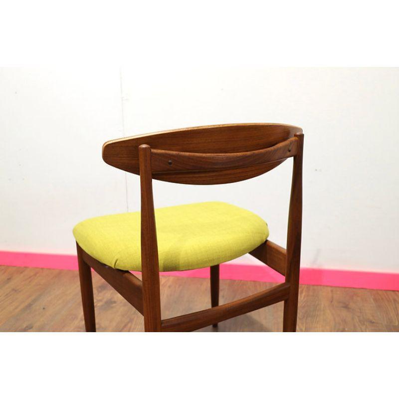 Woodwork Mid Century Modern Vintage Teak Dining Chairs x 4 by Lb Kofod Larsen for Gplan For Sale