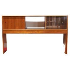 Mid-Century Modern Vintage Teakholz Display China Schrank Bücherregal Schwedisch