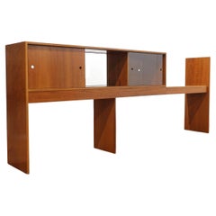 Mid Century Modern Vintage Teak Display China Cabinet Bookcase Swedish