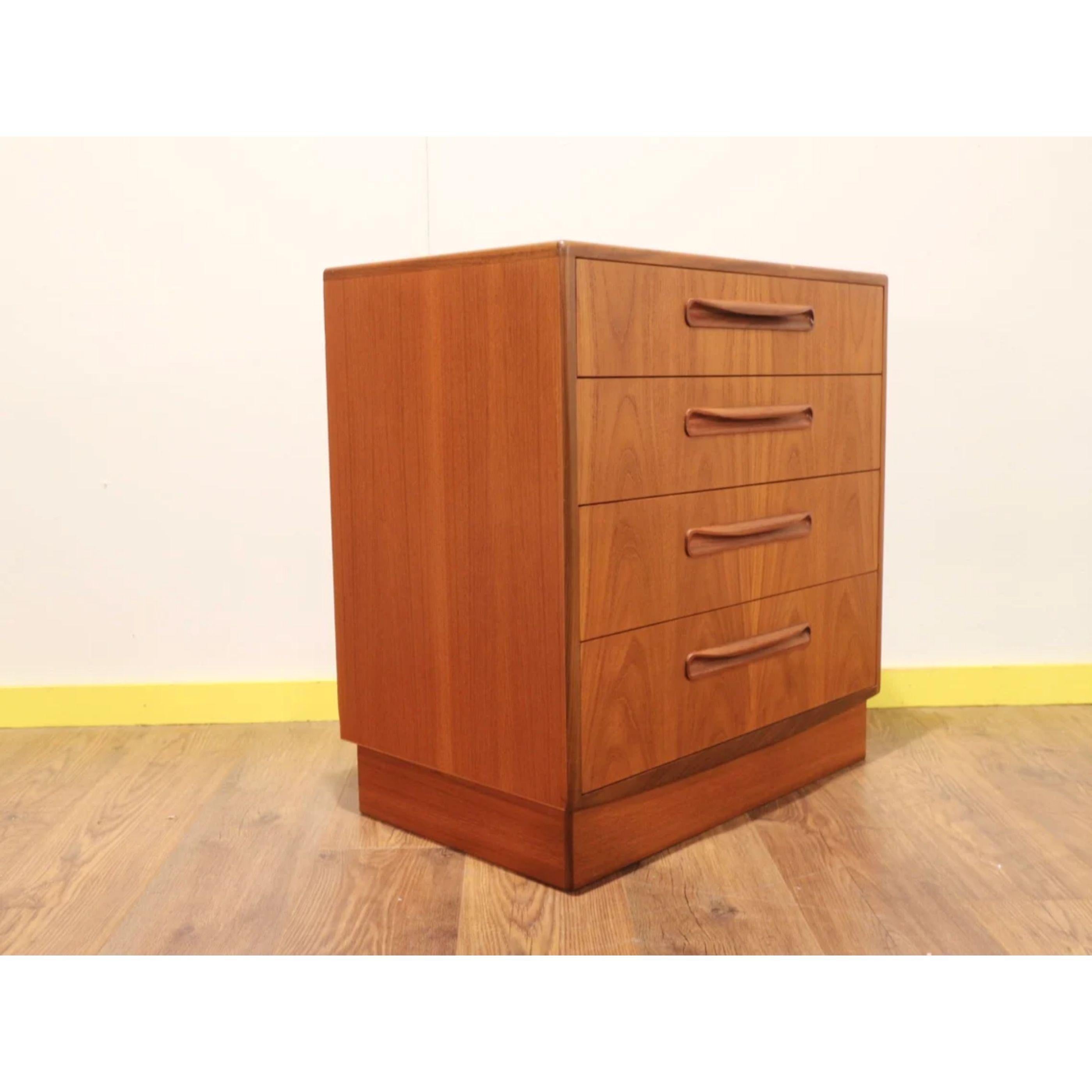 vintage g plan chest of drawers