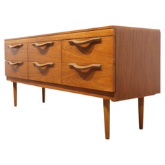 Mid Century Modern Vintage Teak Dresser Drawers by Stonehill Danish Style