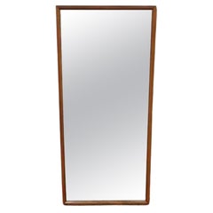 Mid Century Modern Vintage Teak Framed Mirror