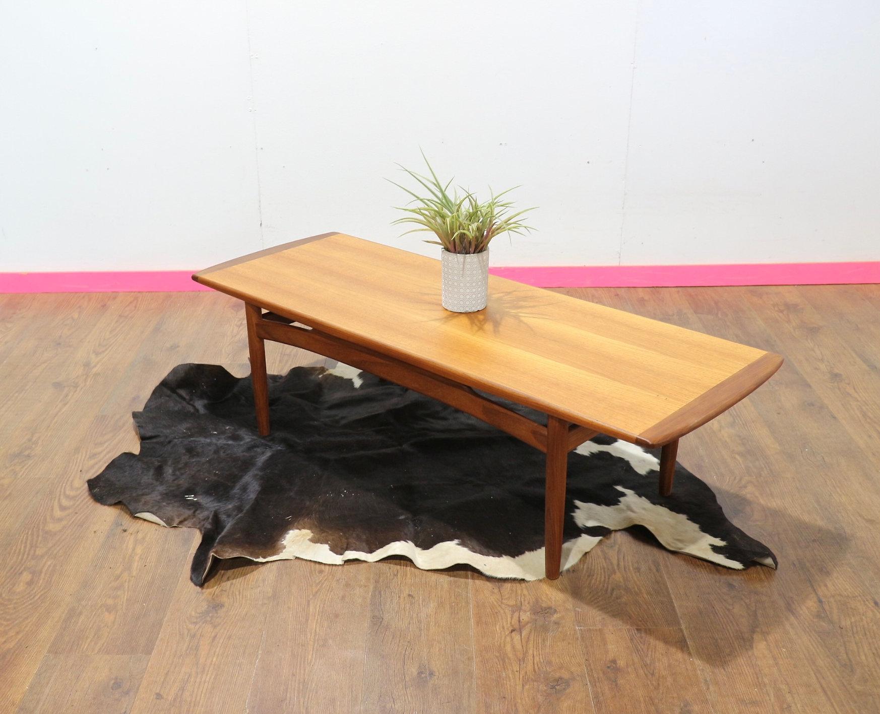 Mid-Century Modern Vintage G Plan Couchtisch/Beistelltisch aus Teakholz im dänischen Stil, Mid-Century Modern im Zustand „Gut“ im Angebot in Los Angeles, CA