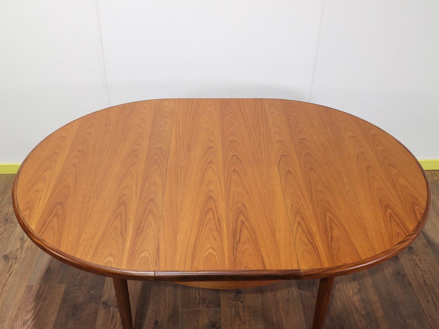 Mid-Century Modern Vintage Teak G Plan Extending Dining Table 1