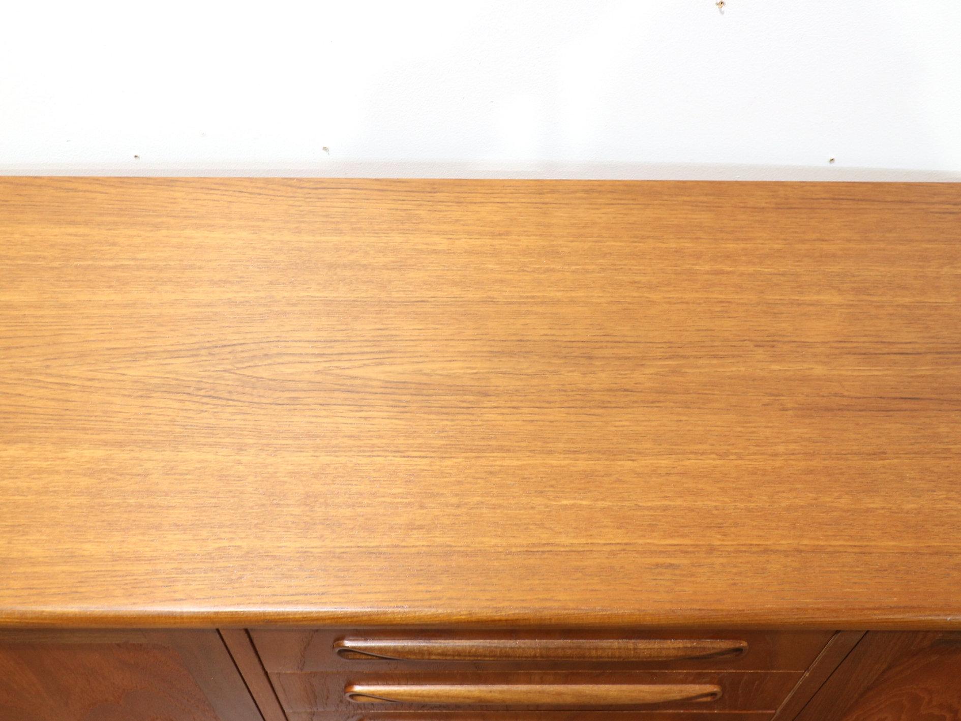 Mid Century Modern Vintage Teak G Plan Fresco Sideboard Credenza Danish Style For Sale 6