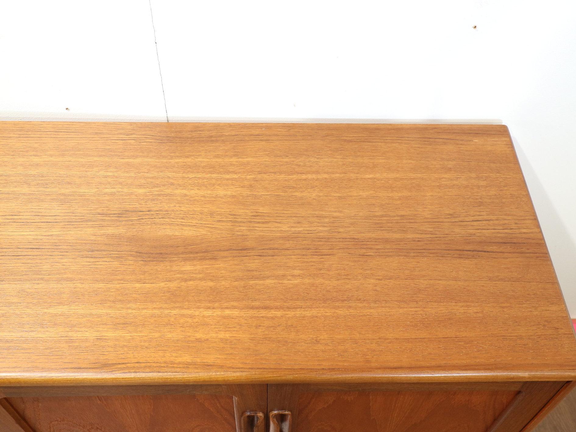 Mid Century Modern Vintage Teak G Plan Fresco Sideboard Credenza Danish Style For Sale 7