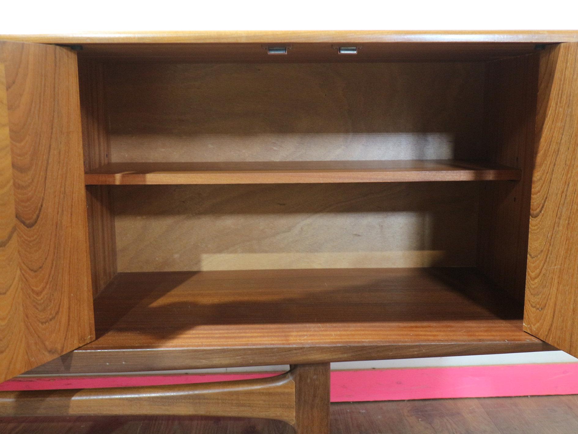 20th Century Mid Century Modern Vintage Teak G Plan Fresco Sideboard Credenza Danish Style For Sale
