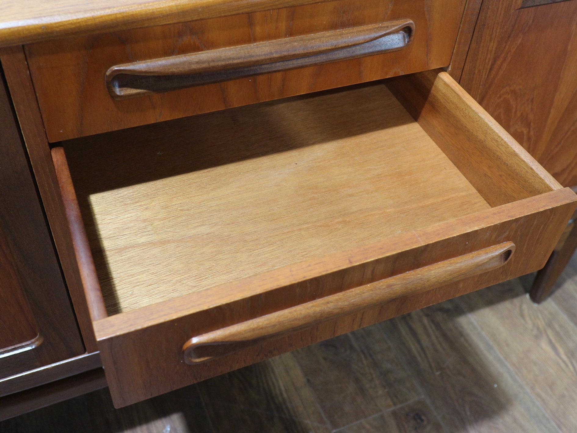 Mid Century Modern Vintage Teak G Plan Fresco Sideboard Credenza Danish Style For Sale 1