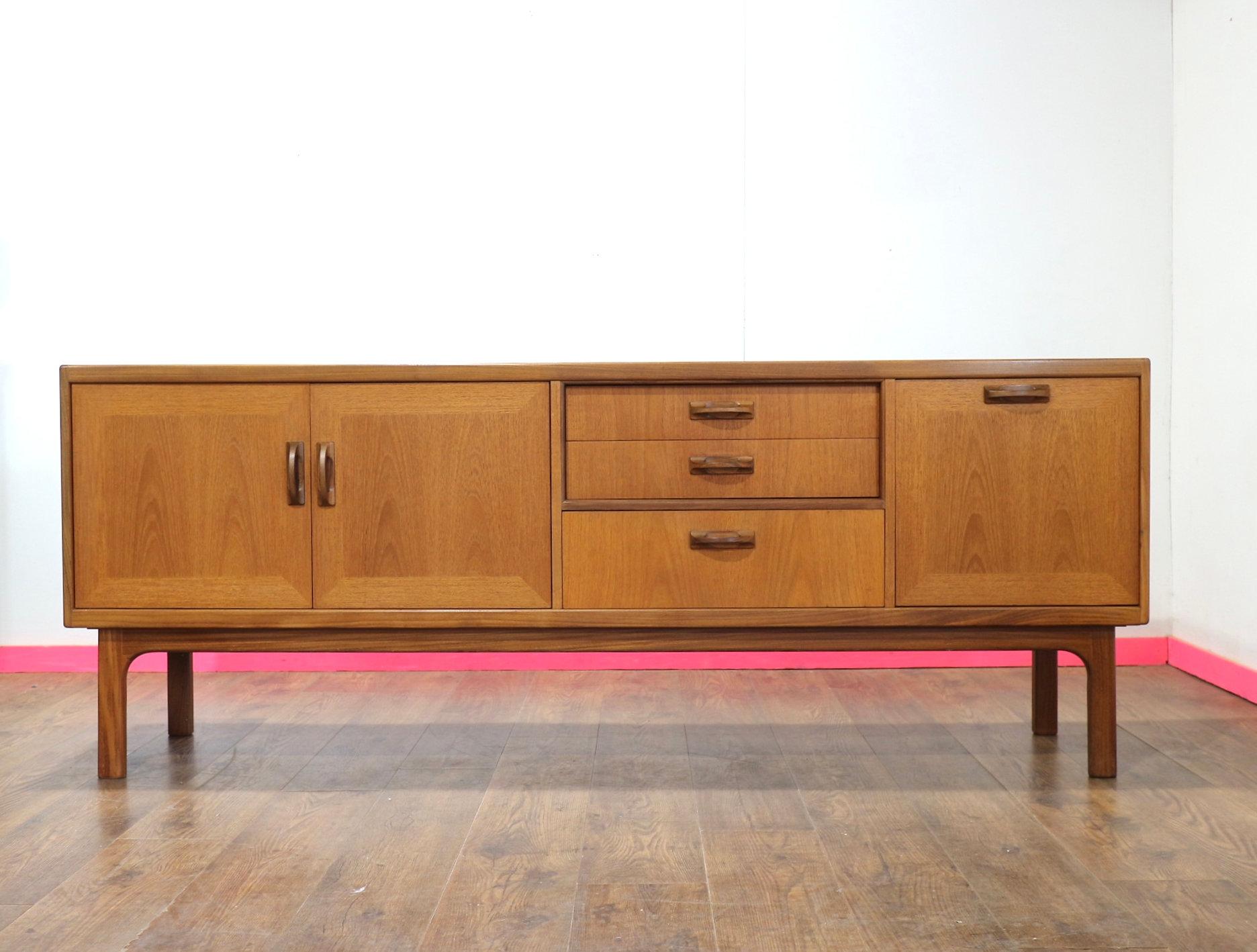 Credenza in stile danese in teak G-Plan Sierra, vintage e del medio secolo. in vendita 5