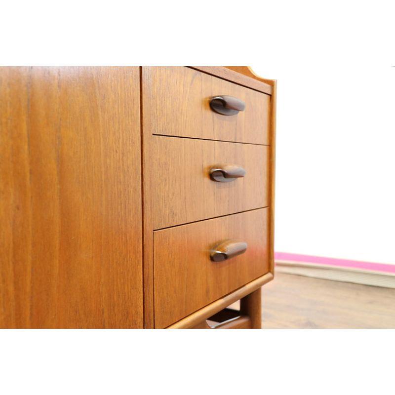 Woodwork Mid Century Modern Vintage Teak Hutch Credenza Sideboard by GPlan