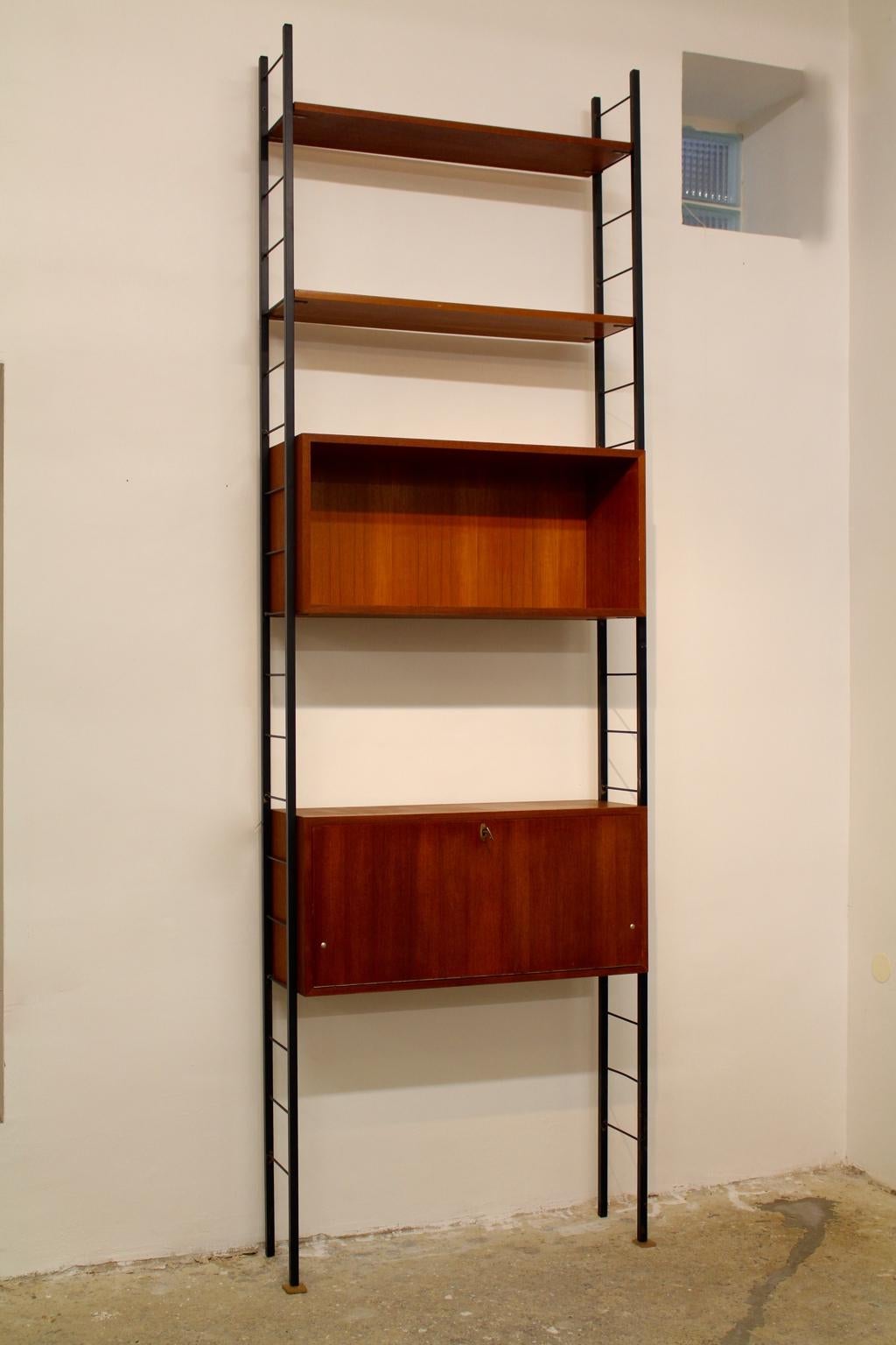 mid century ladder shelf