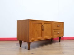 Mid Century Modern Vintage Teak Media Cabinet Credenza by G Plan Danish Style