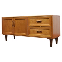 Mid Century Modern Vintage Teak Media Cabinet Credenza by G Plan Danish Style