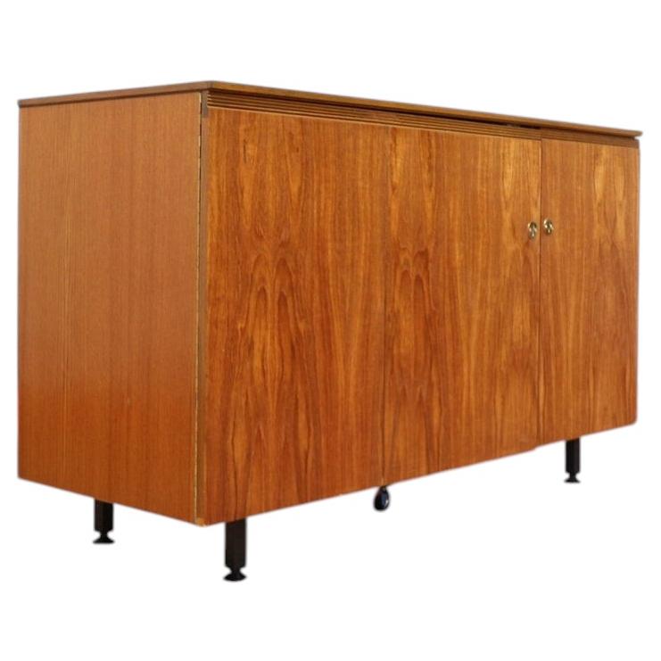 Mid Century Modern Vintage Teak Metamorphic Box Desk Danish Style Home Office