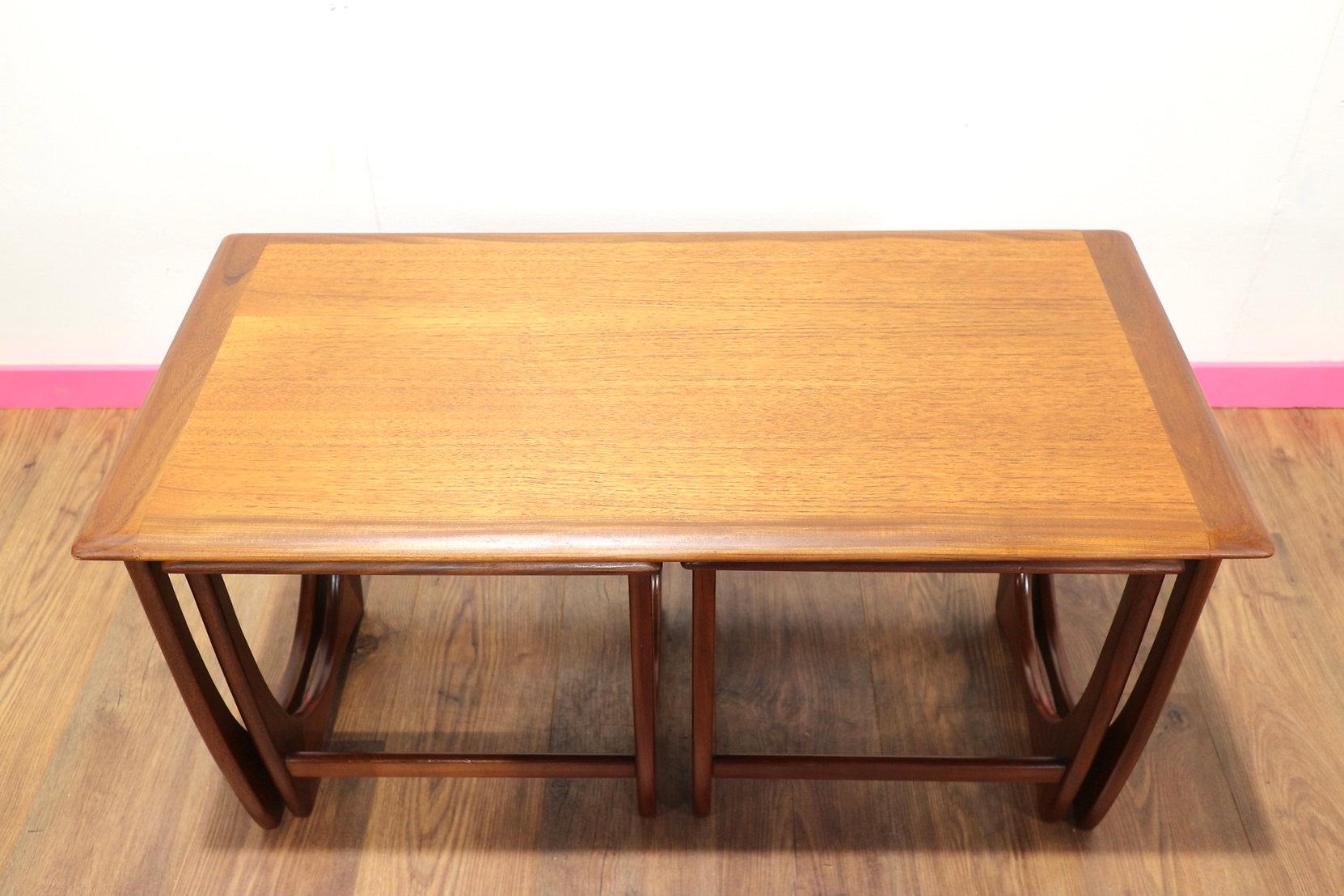 Mid-Century Modern Vintage Teak Nesting Tables by G Plan 2