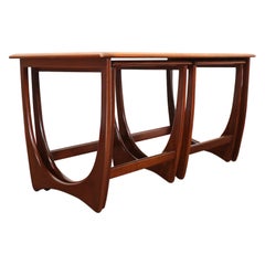 Tavolini da tavolo vintage in teak di G Plan, metà del secolo scorso