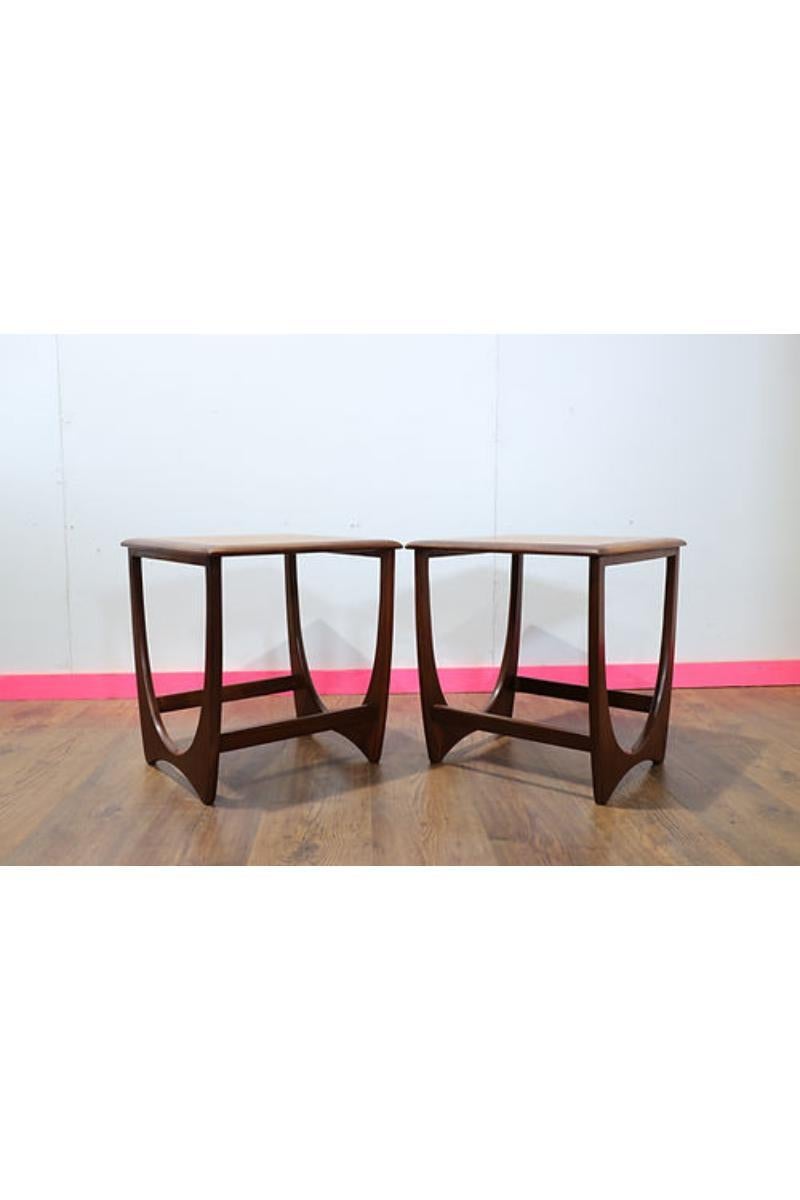 Mid Century Modern Vintage Teak Nesting Tables by G Plan Fresco Range 4