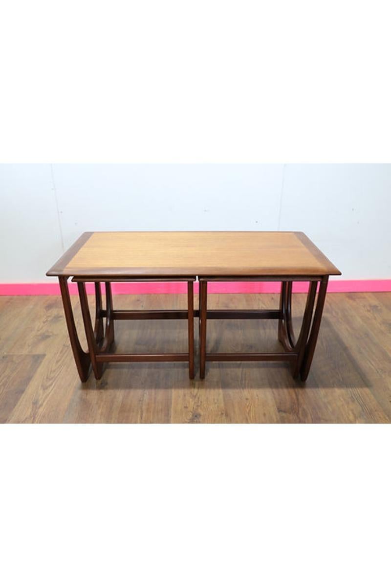 Mid Century Modern Vintage Teak Nesting Tables by G Plan Fresco Range 5