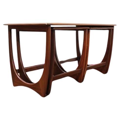 Mid-Century Modern Mid Century Modern Vintage Teak Nesting Tables by G Plan Fresco Range