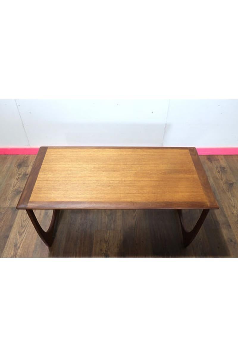British Mid Century Modern Vintage Teak Nesting Tables by G Plan Fresco Range