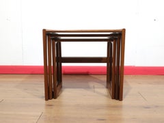 Mid Century Modern Vintage Teak Quadrille Nesting Ends Tables by G Plan