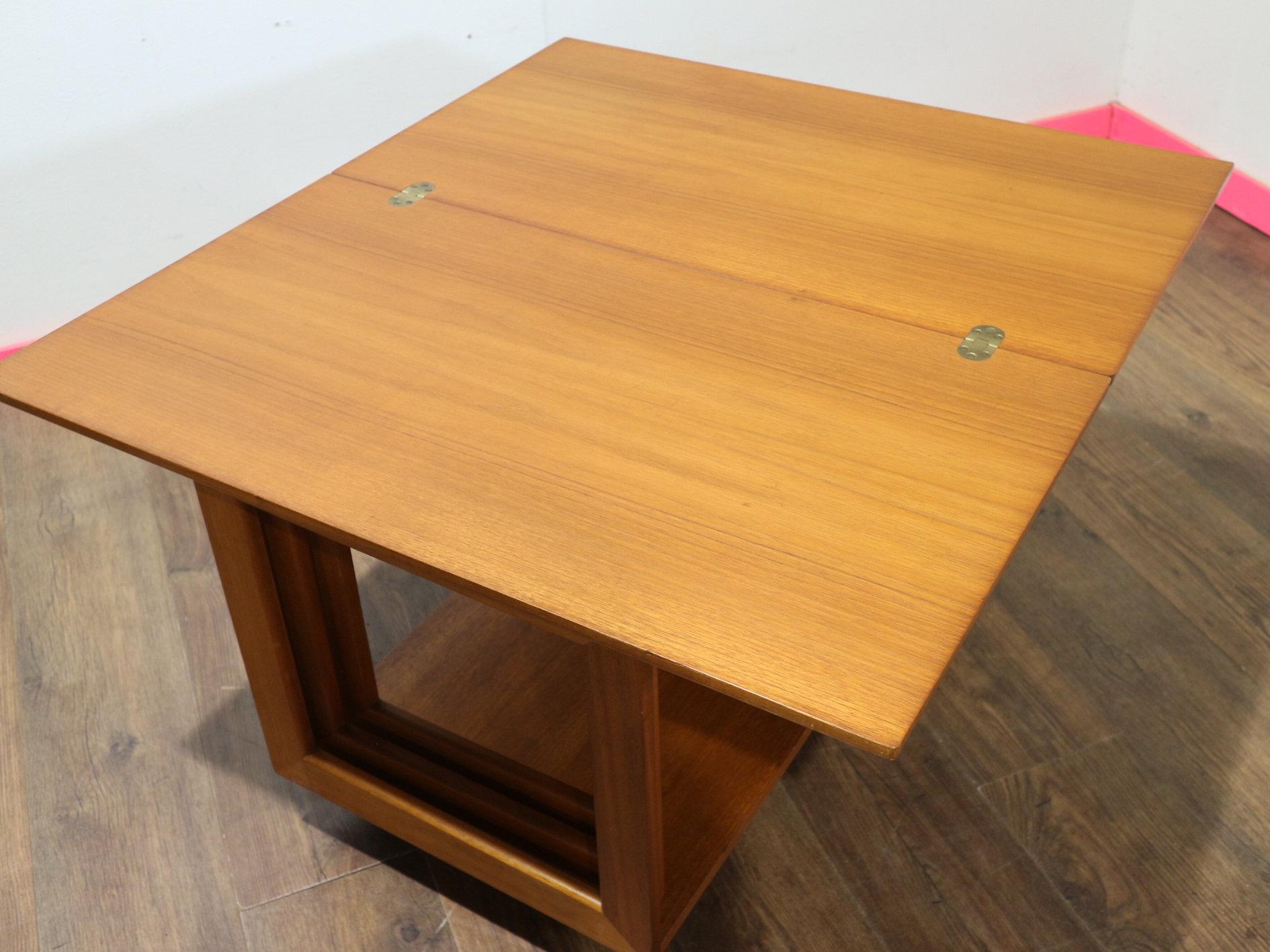 Mid Century Modern VIntage Teak Side End Nesting Table By Mcintosh Danish Style For Sale 5