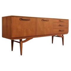 Mid Century Modern Vintage Teak Sideboard Credenza by Beautiluty