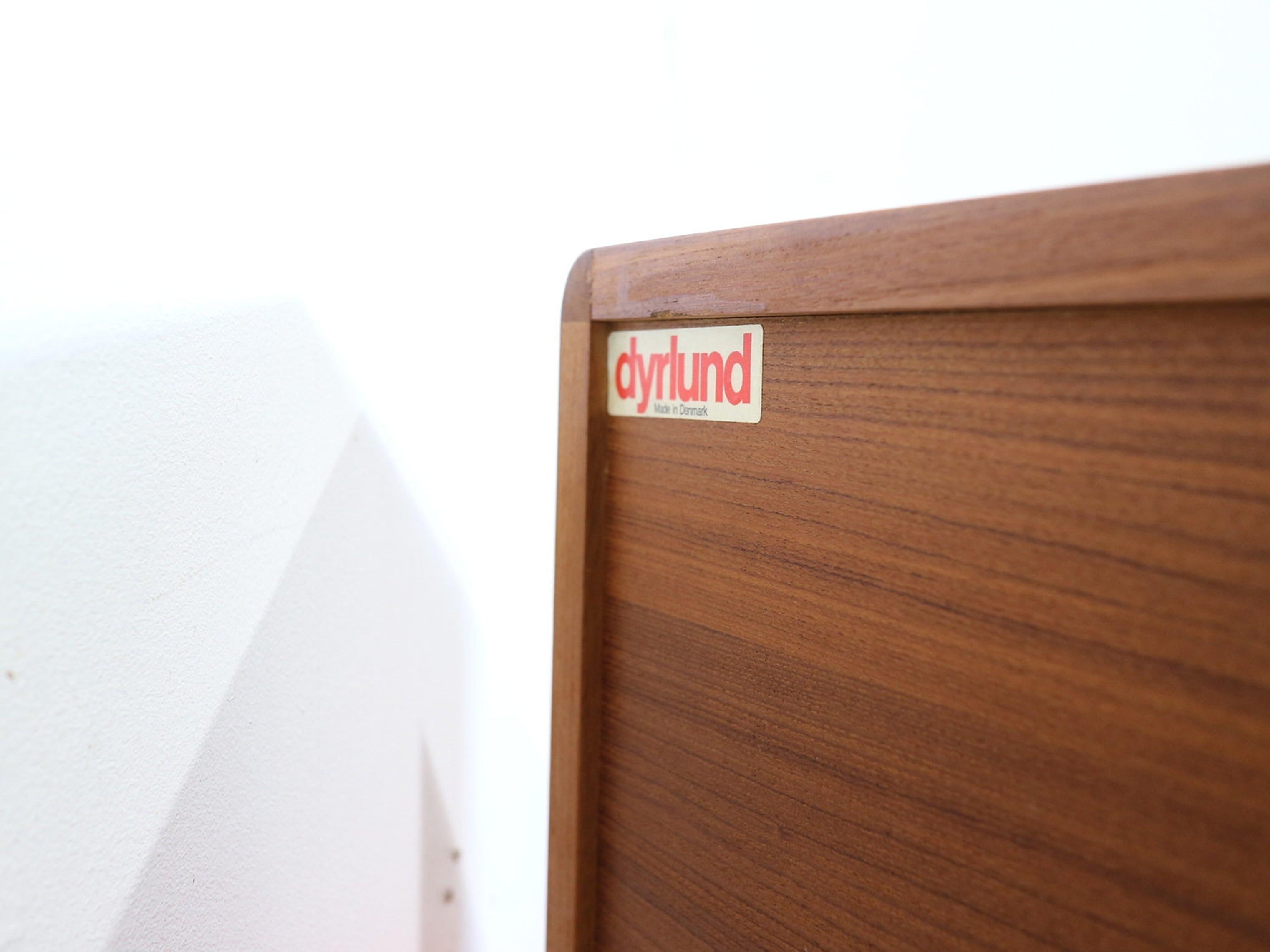 Mid Century Modern Vintage Teak Sideboard Credenza By Dyrlund Danish 6