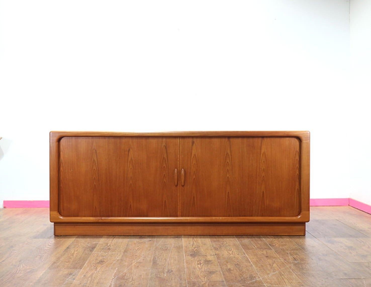 Mid Century Modern Vintage Teak Sideboard Credenza By Dyrlund Danish 9