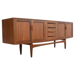 Mid Century Modern Vintage Teak Sideboard Credenza by G Plan Danish Style