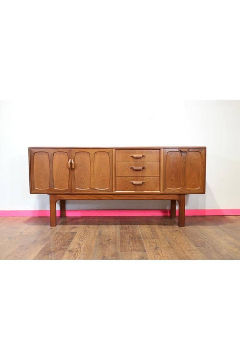 Mid Century Modern Vintage Teak Sideboard Credenza by G Plan 3