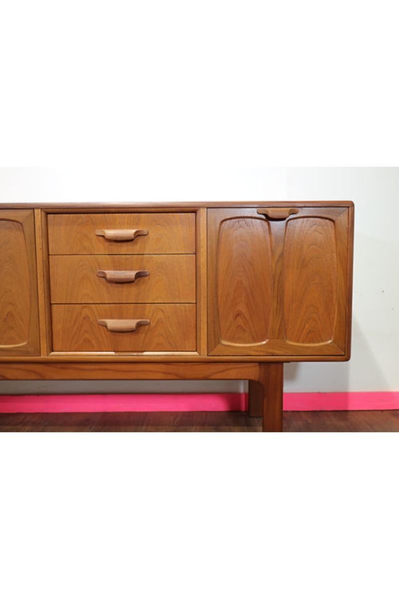 Mid Century Modern Vintage Teak Sideboard Credenza by G Plan 6
