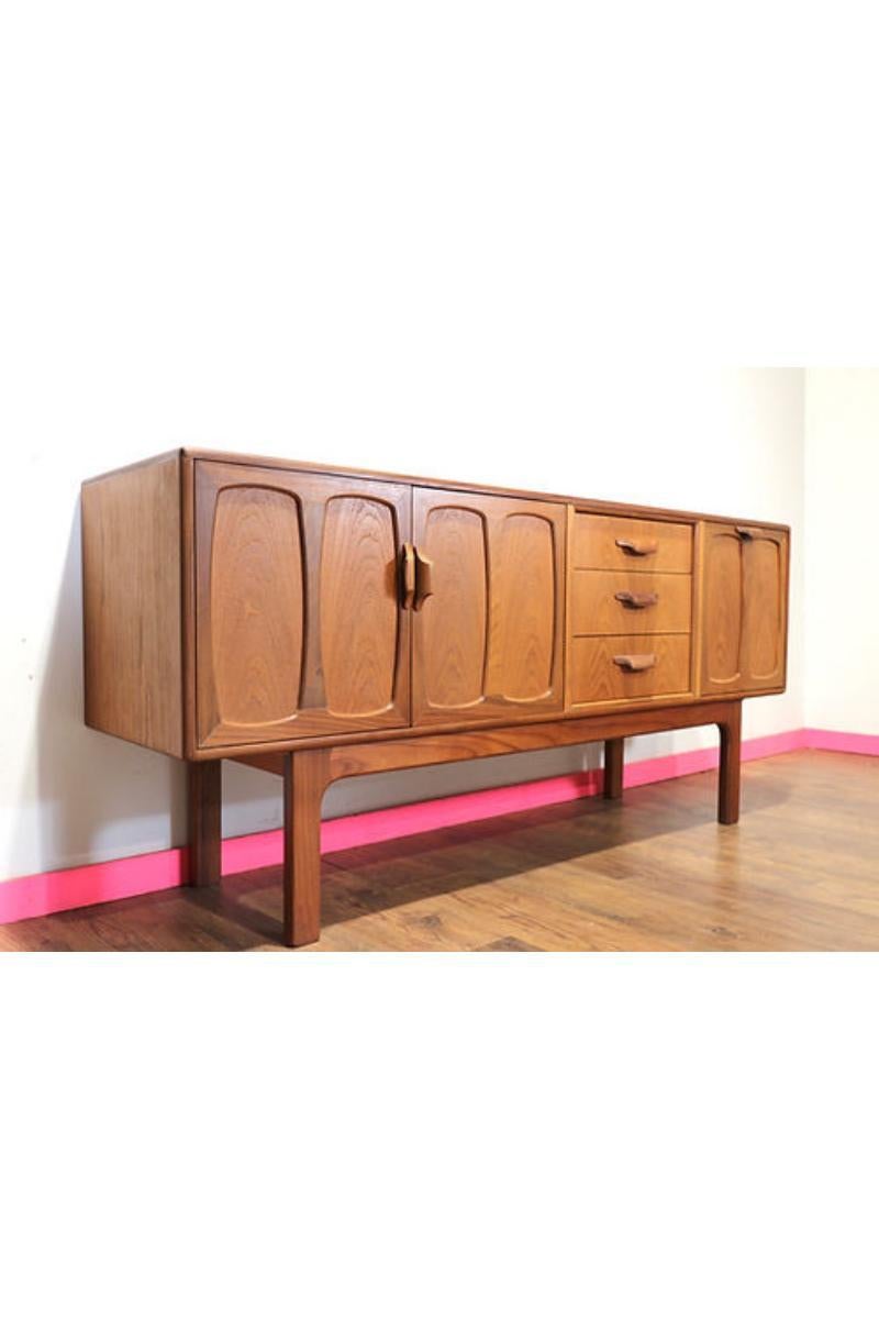 British Mid Century Modern Vintage Teak Sideboard Credenza by G Plan