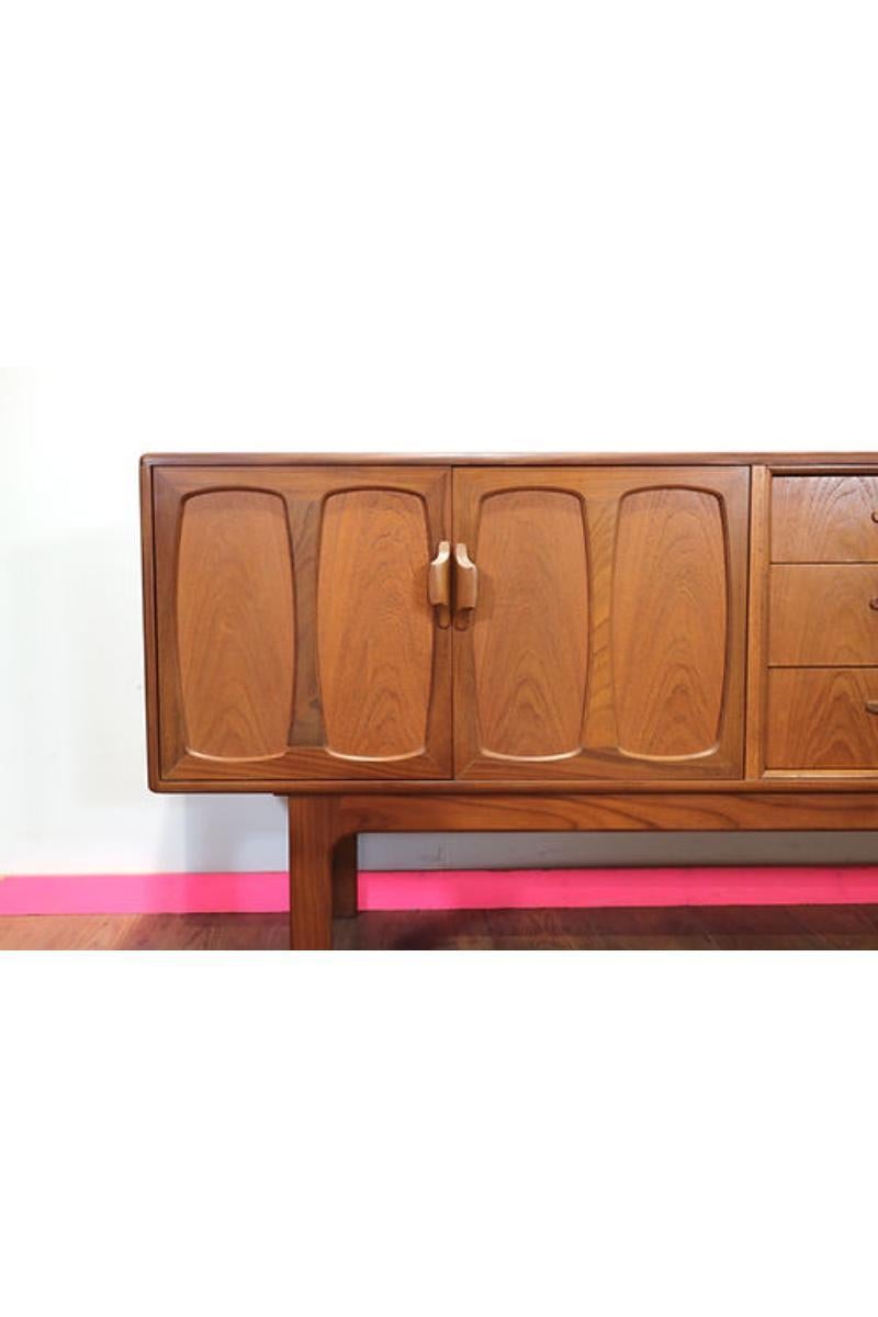 20th Century Mid Century Modern Vintage Teak Sideboard Credenza by G Plan