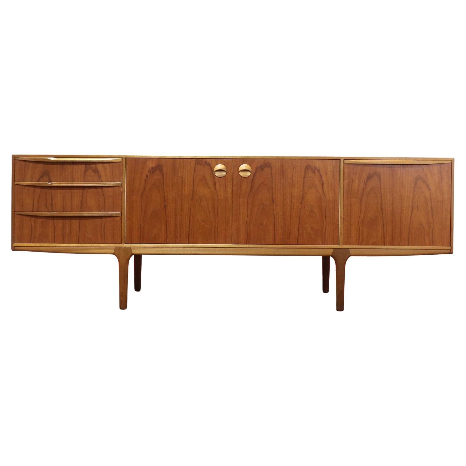 Mid Century Modern Vintage Teak Sideboard Credenza by Mcintosh Danish Style
