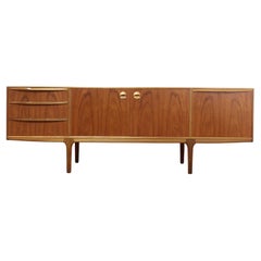 Mid Century Modern Vintage Teak Sideboard Credenza by Mcintosh Danish Style