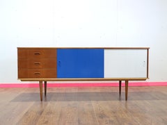 Mid Century Modern VIntage Teak Sideboard Credenza by Nathan Danish Style