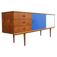 Mid Century Modern VIntage Teak Sideboard Credenza by Nathan Danish Style