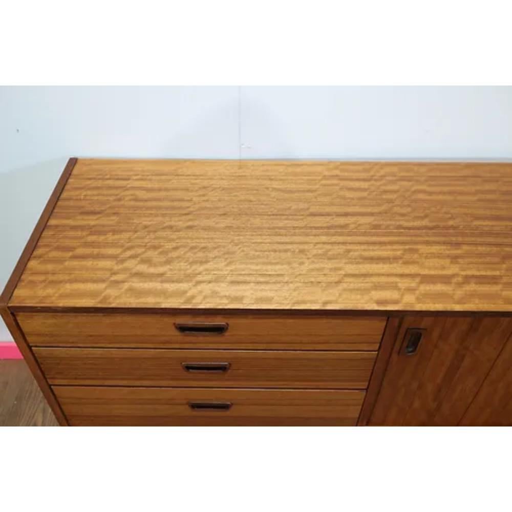 Mid Century Modern Vintage Teak Sideboard Credenza by Nathan 4