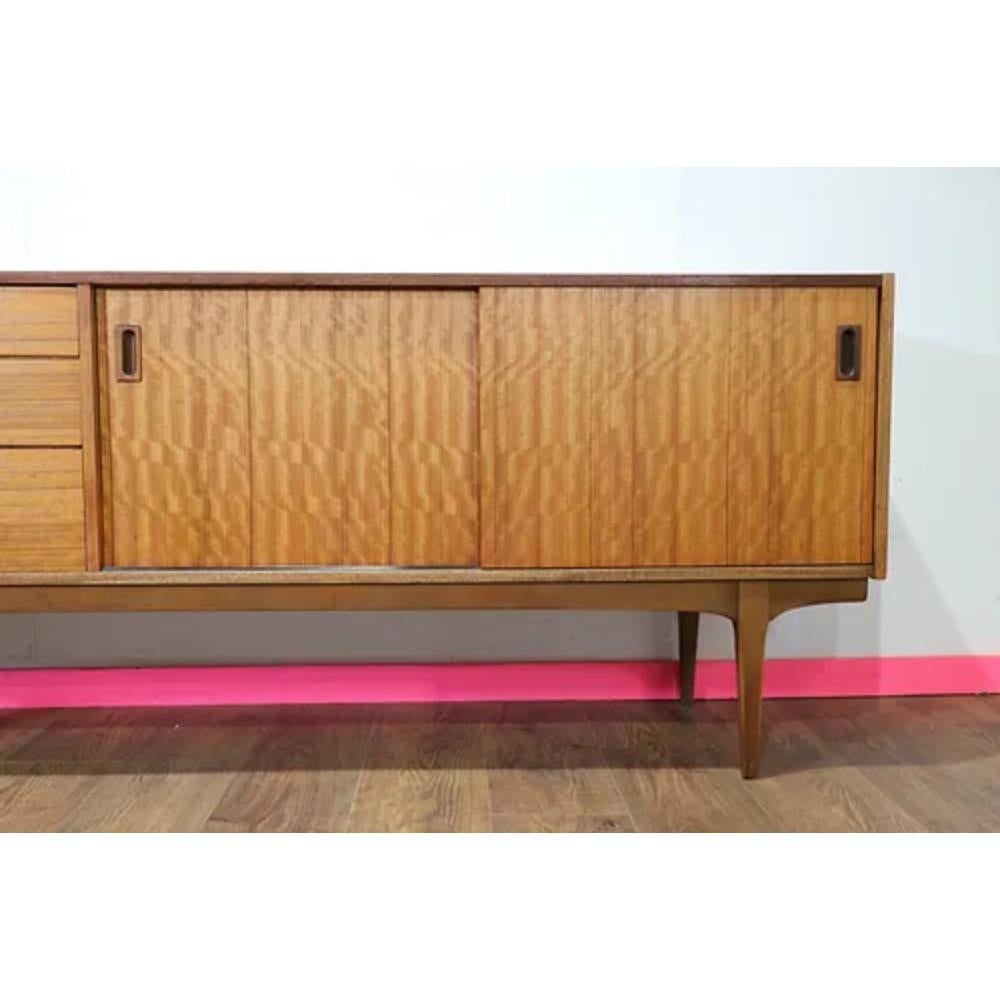 Mid Century Modern Vintage Teak Sideboard Credenza by Nathan 5