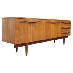 Mid Century Modern Vintage Teak Sideboard Credenza by Stonehill Danish Style